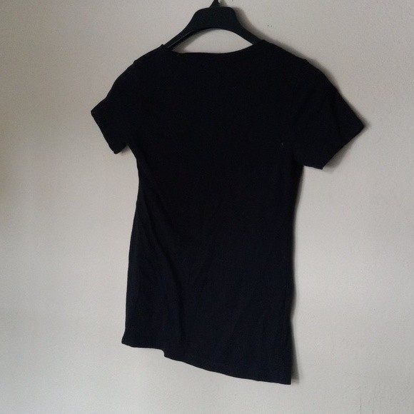 Spirit Halloween Womens Tshirt Medium I'm Not Your Boo Ghost V-Neck Black - Picture 3 of 5